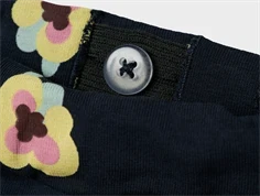 Name It dark sapphire blomstret body sæt